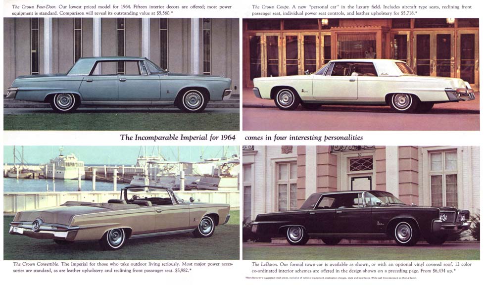 1964 Chrysler Imperial Brochure Page 5